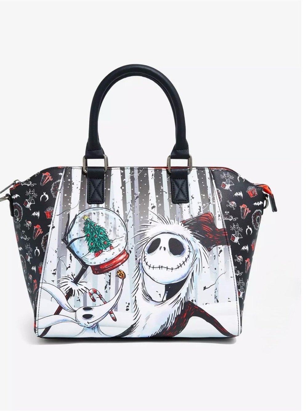 Loungefly Disney The Nightmare Before Christmas Jack & Zero Satchel Bag